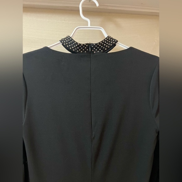 Velvet by Graham and Spencer black rhinestone choker dress size xs - Picture 6 of 10